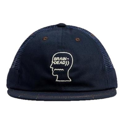 Brain Dead Logohead Long Brim Mesh Panel Hat 鸭舌帽男HBX