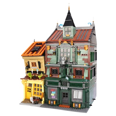 哈利波特对角巷魔法书店积木玩具