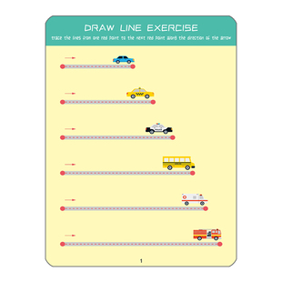 控笔训练幼儿园可擦写运笔连线儿童启蒙益智描红本专注力训练画本