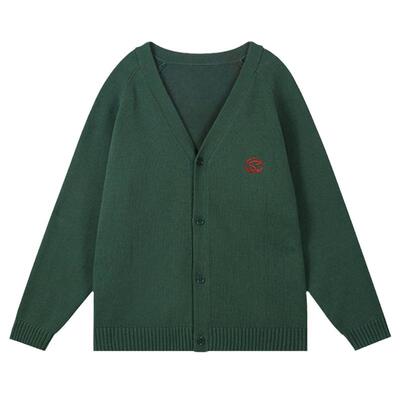 大码包芯纱开衫插肩袖外套