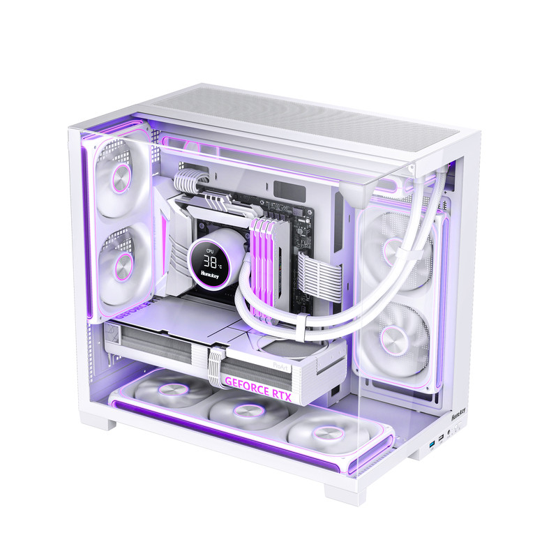 航嘉台式机海景机箱MATX