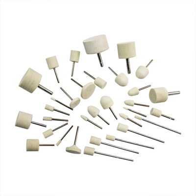 包邮羊毛打磨头圆柱镜面抛光轮