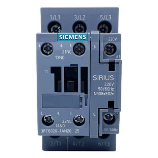 西门子接触器220V电梯 3RT6023 6024 6025 6026 6027 6028-1AN20