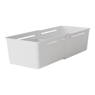 【直播专享】日系抽屉收纳盒分隔伸缩篮分类整理药品厨具储物整理