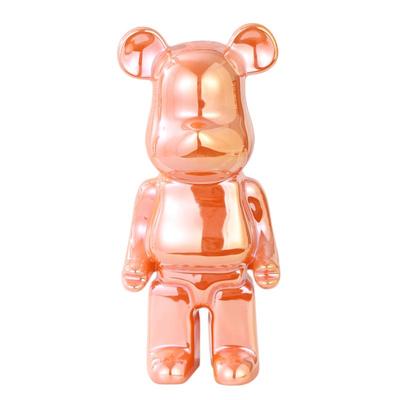 摆件陶瓷现代客厅暴力熊创意摆件