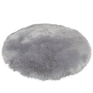 长毛绒地毯圆形卧室少女吊椅椅子摇椅电脑椅毛毛毯北欧衣帽间地垫