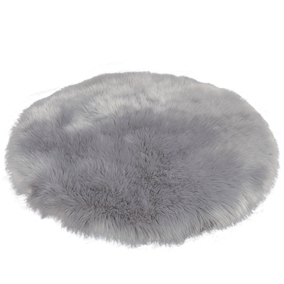 长毛绒圆形地毯卧室衣帽间地垫