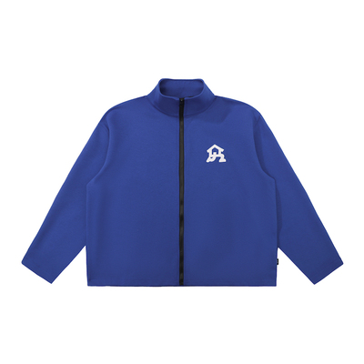 烂佬同款TBRE蓝色拉链立领薄外套