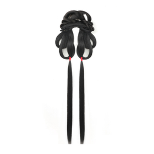 汉服假发一体式古装明制宋制盘发造型古风仙气可爱演出全套垫发包