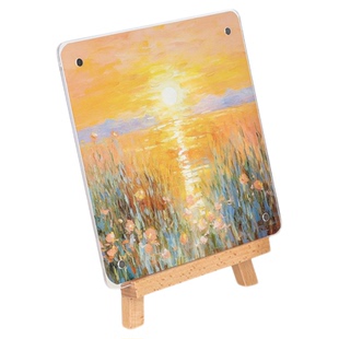 亚克力相框画框榉木支架透明奖状展示框授权书框架荣誉证书框外壳a4纸展示牌立牌专利证框美甲广告牌桌牌摆台