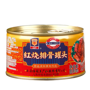 梅林红烧排骨罐头340g即食下饭菜红烧糖醋排骨速食罐头猪肉午餐肉