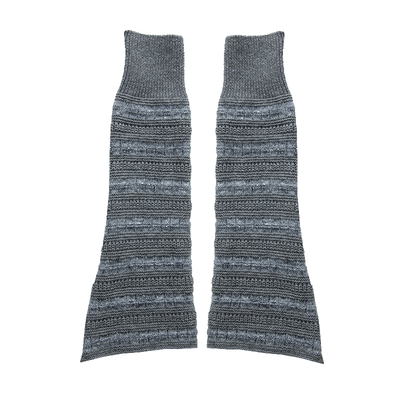 秋冬羊毛分层亮片加厚保暖袜套女