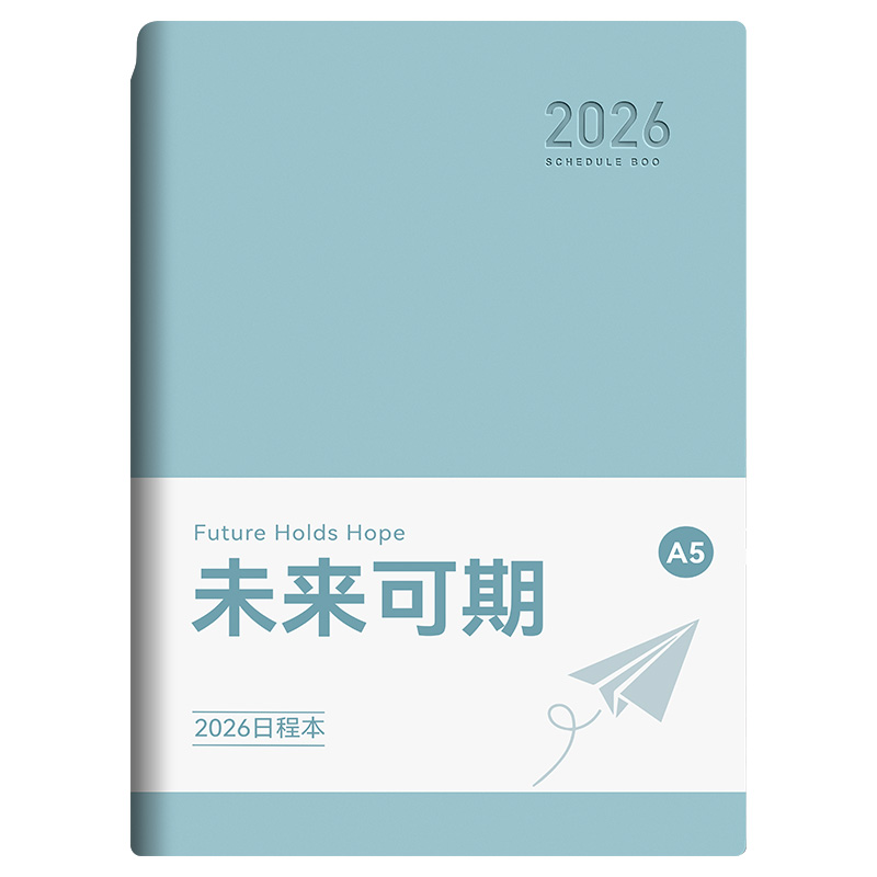2026年日程本计划表笔记本本子日历记事本商务办公私人工作日志学习时间管理每日一页效率手册手帐日记本定制