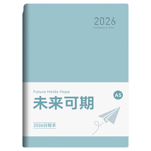 2026年日程本计划表笔记本本子日历记事本商务办公私人工作日志学习时间管理每日一页效率手册手帐日记本定制