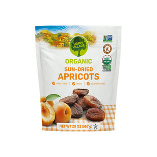 【现货】土耳其原装进口HappyVillage有机杏干去核果干零食煲汤