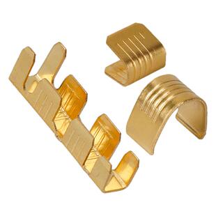 C型压线扣接线端子电线并线神器连接器冷压中间连接对接头铜线扣