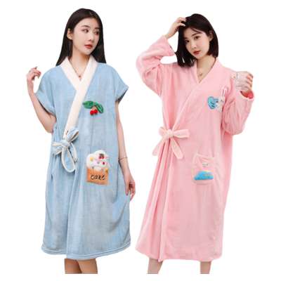 浴巾可穿裹吸水不掉毛洗澡游泳巾