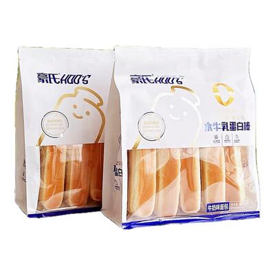 豪氏水牛乳蛋白棒460g奶香味面包营养早餐下午茶糕点奶酪夹心面包