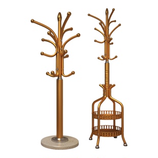 衣帽架卧室落地挂衣架不占空间金属房间收纳神器挂衣服架子大理石