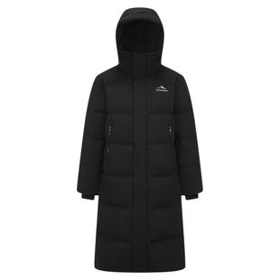 波司登25新款过膝长款羽绒服情侣款时尚运动连帽厚外套中戏大被子