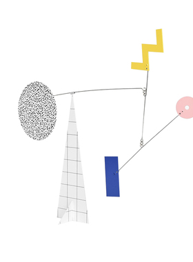 Volta考尔德动态雕塑平衡摆件