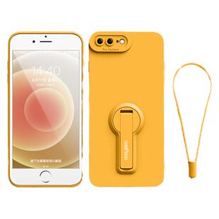 适用苹果8手机壳新款iPhone8女高级感8plus带支架男ipone7液态硅胶7plus全包ip防摔ihpone简约8软壳por保护套