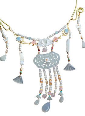 愫心品汉服项圈多宝汉服配饰华丽