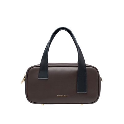 RoselessRose原创新款波士顿包手提斜挎包大容量休闲保龄球包包女