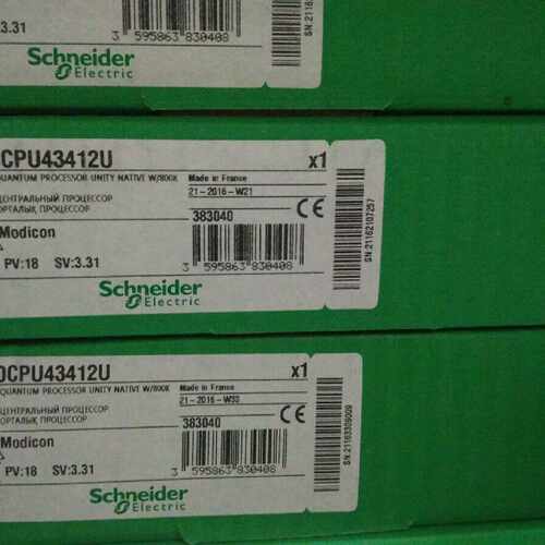 议价施耐德带算术协处理器140CPU43412U全新现货