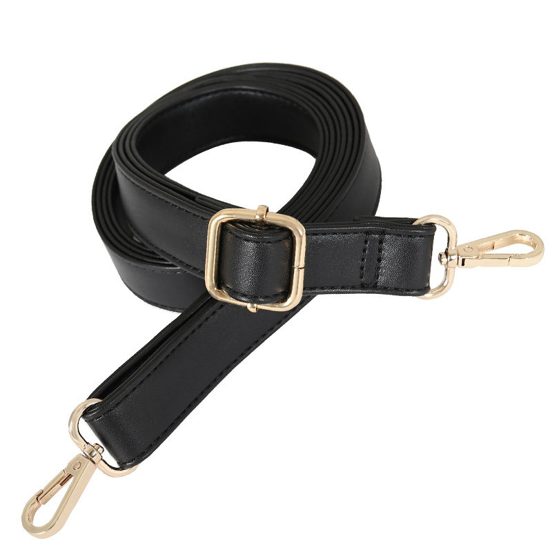 黑色包带包包配件背包带金扣宽带包包带子斜挎百搭包配件肩带加长