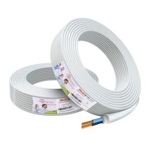 德力西RVV国标铜芯电源软线家用电缆线2 3芯1.5 2.5 4平方护套线