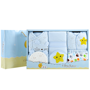 秋冬加厚棉衣新生儿纯棉棉服礼盒衣服婴儿催生包保暖满月宝宝套装