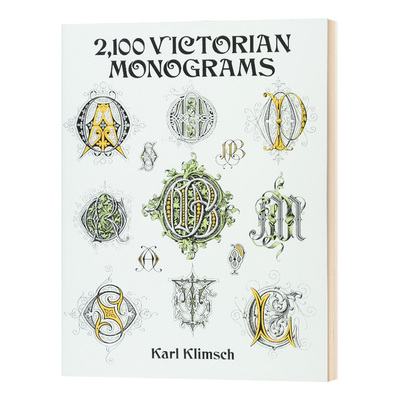 2100种维多利亚字体 2100 Victorian Monograms Karl Klimsch 原版