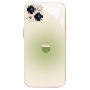 适用苹果14promax苹果17系列/16手机壳15夏天新款iPhone13pro/12绿色xs女生11pro/8plus液态玻璃xr小众高级感