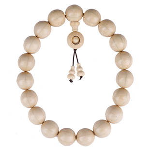 寸木寸金正宗六道木文玩佛珠手串九道木手持念珠2.0cm19颗挂件饰