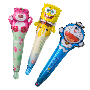 新款卡通铝膜打击棒气球商场店铺地推礼品引流神器公司活动装饰品