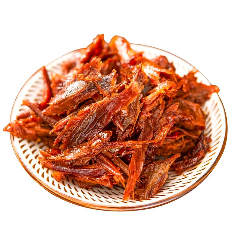 小民手撕碎碎鸭香辣梅子味湖南特产香辣卤味零食小吃解馋追剧鸭排