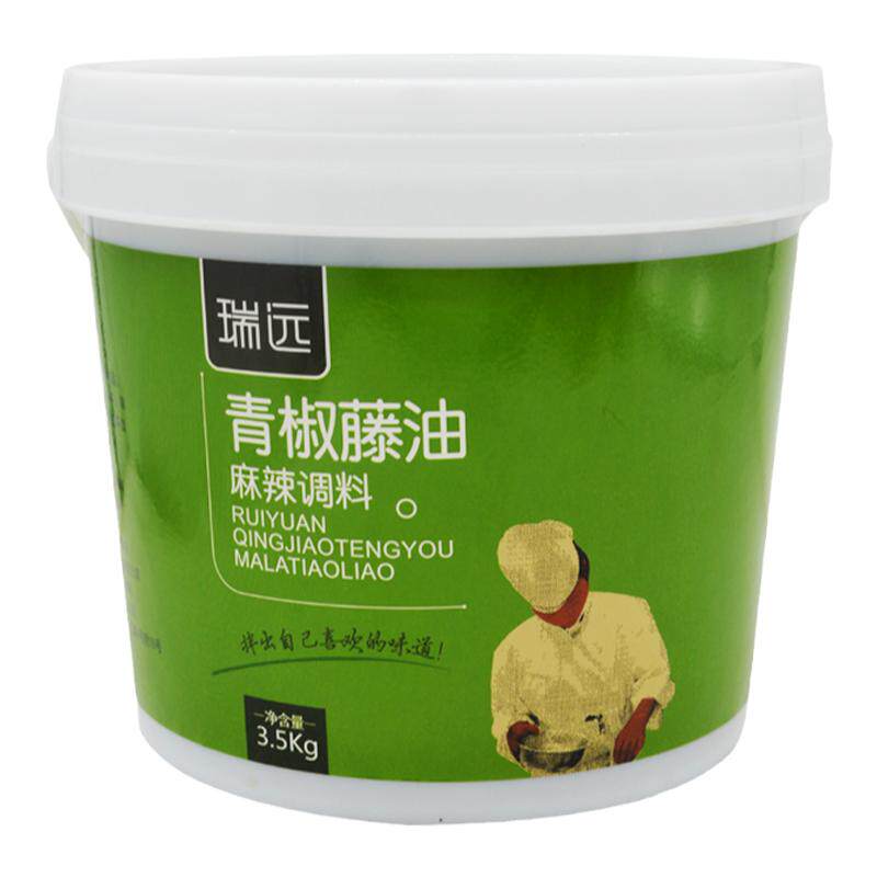 瑞远青椒藤油调味料3.5kg麻辣重庆特产餐饮凉拌菜椒麻鸡商用川菜