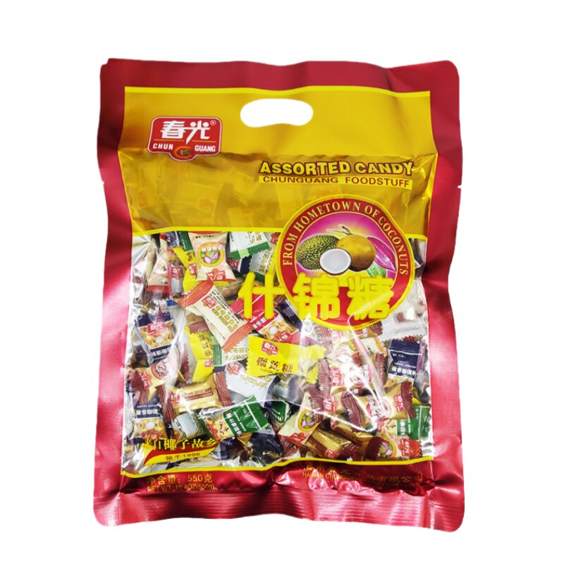 什锦糖混合味550g椰子糖海南特产