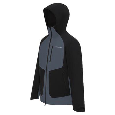 户外防风透汽三合一鹅绒冲锋衣女