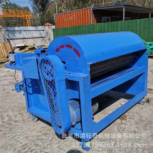 旧棉花被套开松机 碎布针织衫开花机 丝瓜囊废纱线开松机