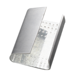 PET塑钢带打包扣手动打包卡扣1608铁皮扣捆绑带手工包装扣铝镀锌