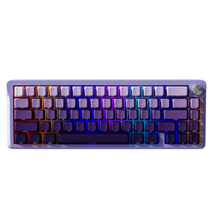 黑吉蛇AL65客制化机械键盘68%配列铝坨坨gasket结构热插拔有线