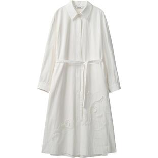 【播奥莱】播商场同款连衣裙女春夏气质衬衫裙BDR3LD1976