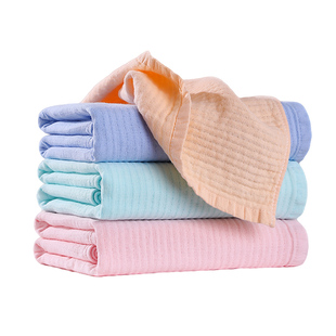 浴巾女家用纯棉吸水速干情侣款毛巾两三件套全棉洗澡裹巾男款大人