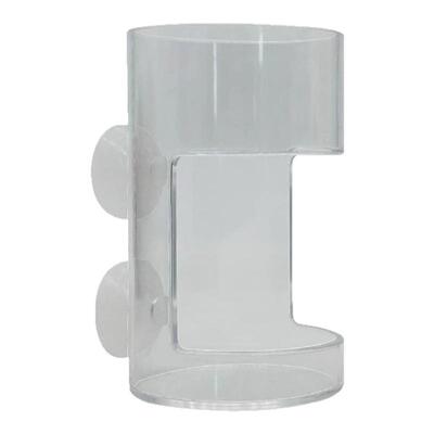 鱼缸防飘散下沉透明亚克力喂食器