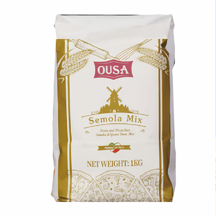 三文尼娜粉1kg三文妮娜预拌粉意大利披萨原料小麦颗粒粉semolina