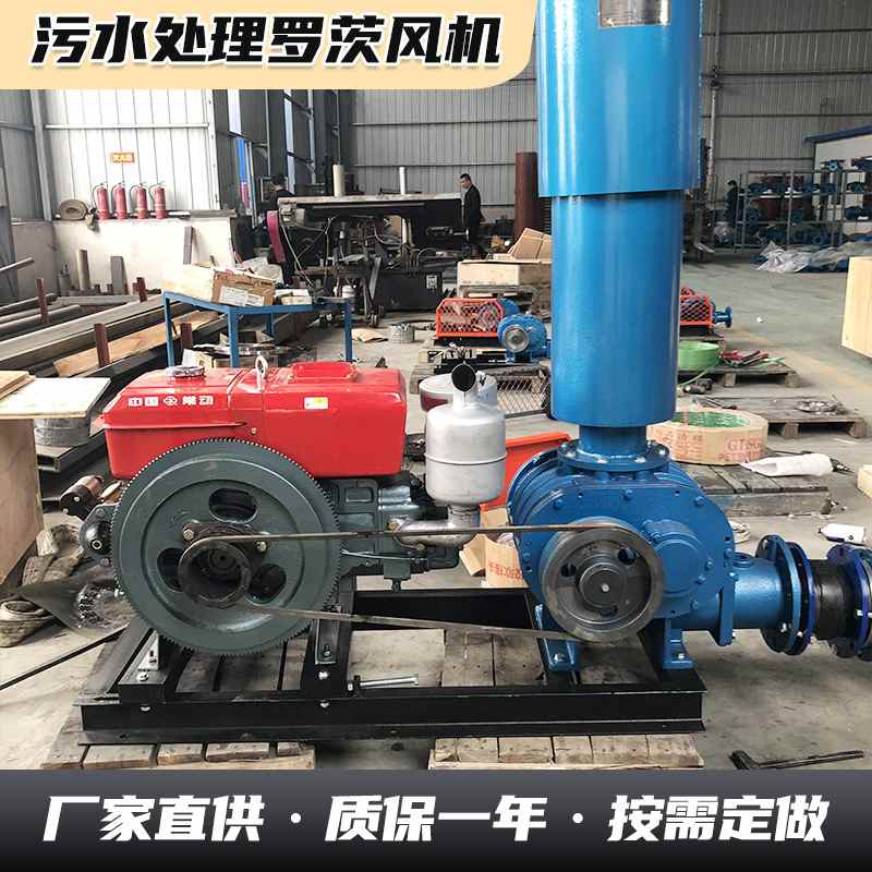 高压曝气增氧机各种型式鱼塘养殖厂污水处理风机三叶罗茨鼓风机