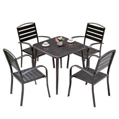 户外桌椅组合露天简约铁艺室外