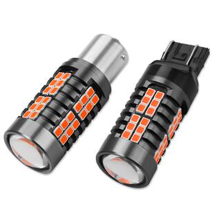 LED后雾灯爆闪1156 T20 P21W W21W H21W后行车尾灯W16W汽车改装